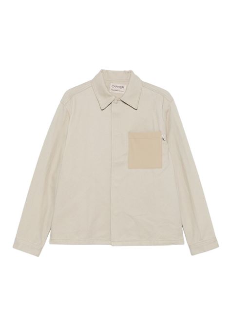 overshirt cercs uomo beige CARRER | CERCS TWILL OVERSHIRTBEIGE